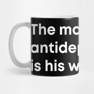 The man's antidepressant is his wifi Mug